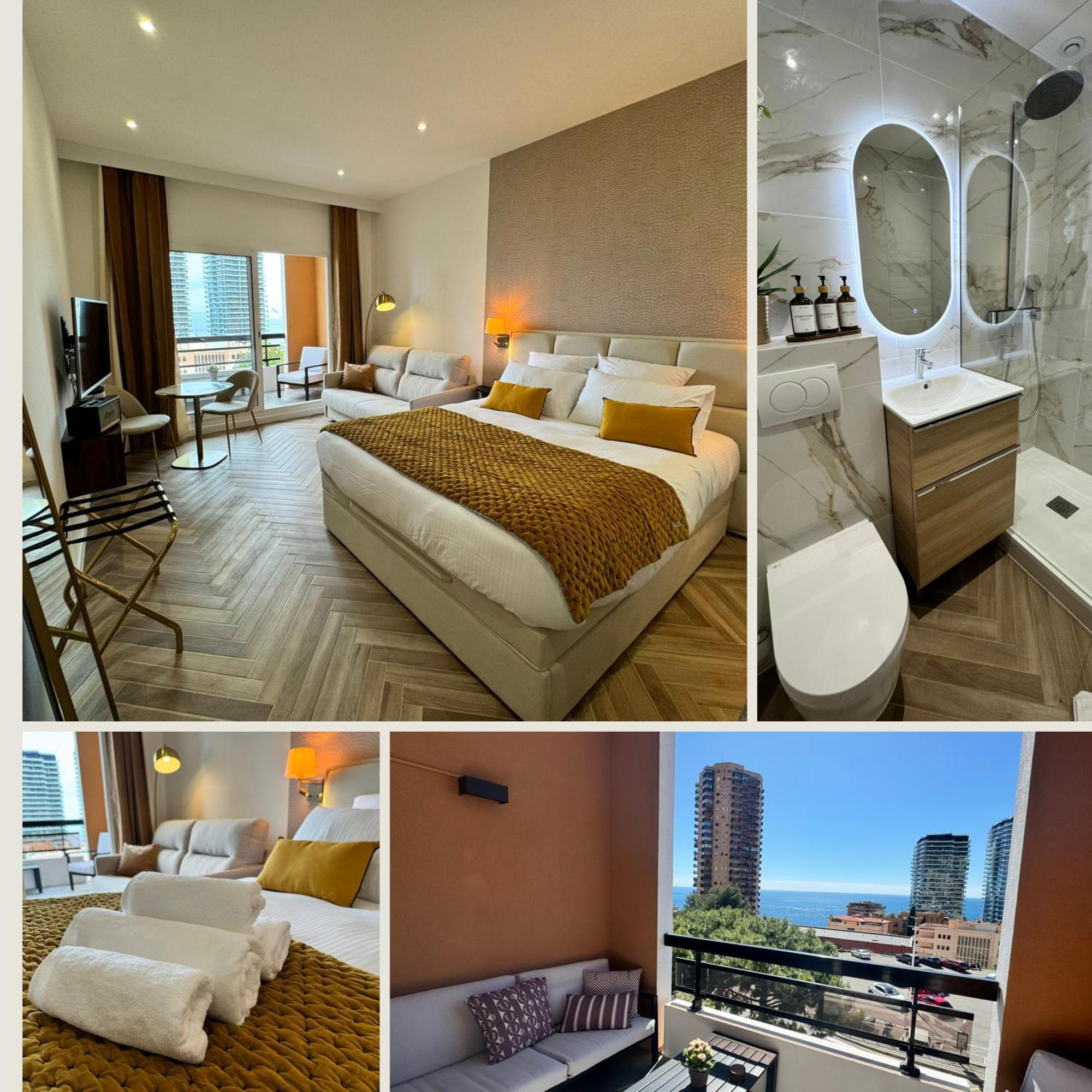 Monaco Border Luxury Suite - Sea View - Pool Босолей Экстерьер фото